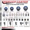 Service Caster 3'' Blue Poly Swivel 1-1/8'' Expanding Stem Caster Total Lock Brake SCC-EXTTL20S314-PPUB-BLUE-118 - alternate 3